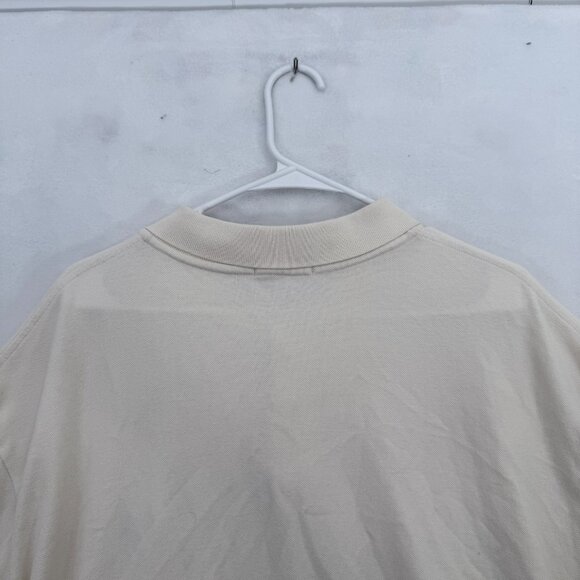 Polo Ralph Lauren Polo Shirt Mens 3XLT Tall Cream Knit Pony Preppy Casual - Picture 7 of 8